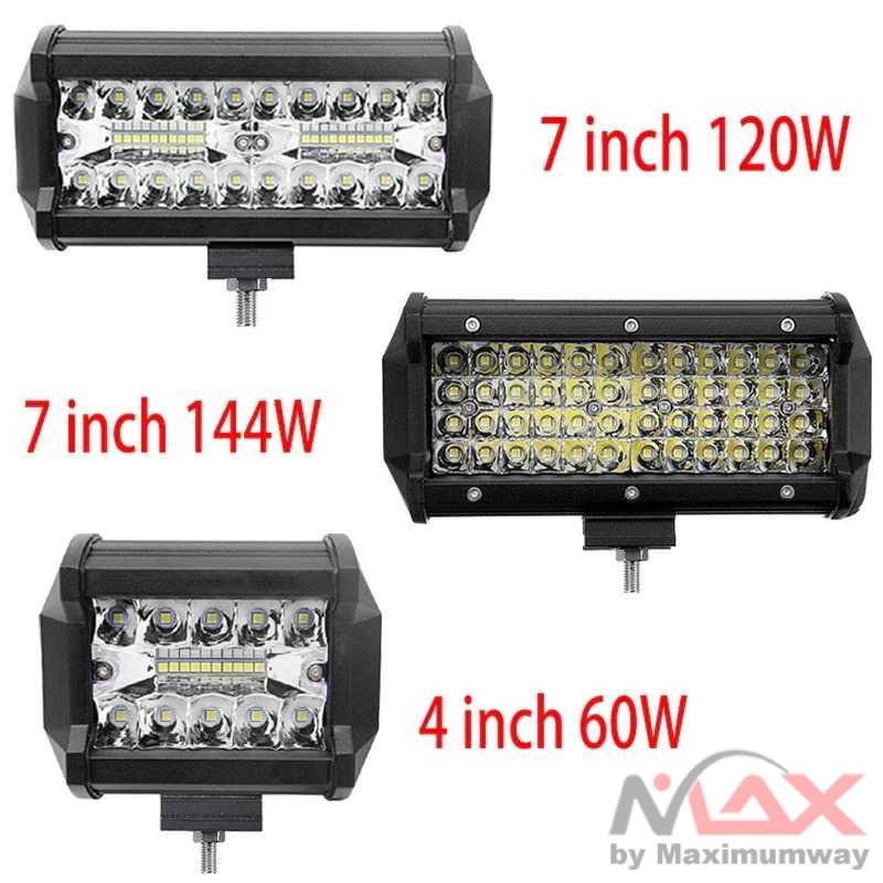 Jexito Lampu Mobil Offroad LED Spot Light Fog Mobil Truck Jeep 4 Inch 60W - JT050 Warna Hitam