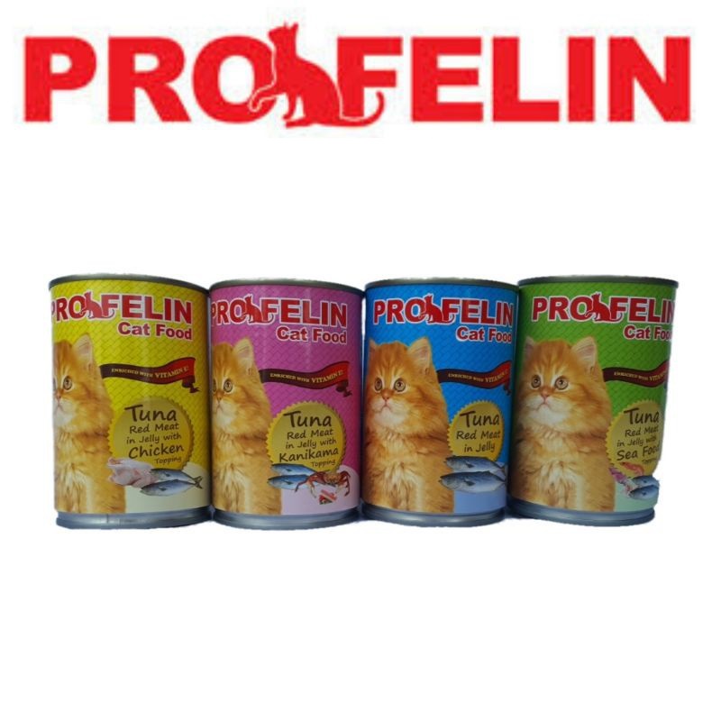 Profelin All Varian Makanan Kucing Basah [400 gr Kemasa Kaleng]