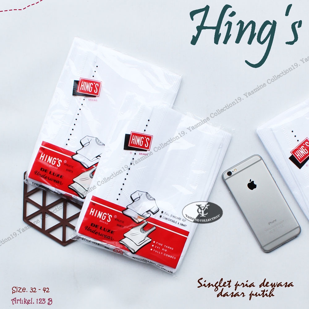 [COD] Ready !!! [ 3pc ]  SINGLET HINGS | Kaos Dalam Pria / Kaos Kutang / Singlet Pria / Kaos  Dalam 
