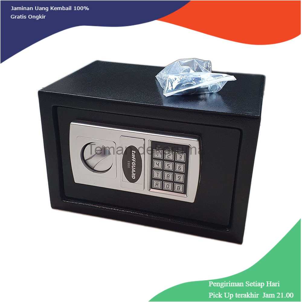 TD-AI01 TaffGUARD Kotak Brankas Hotel Mini Password Safe Deposit Box - EB20