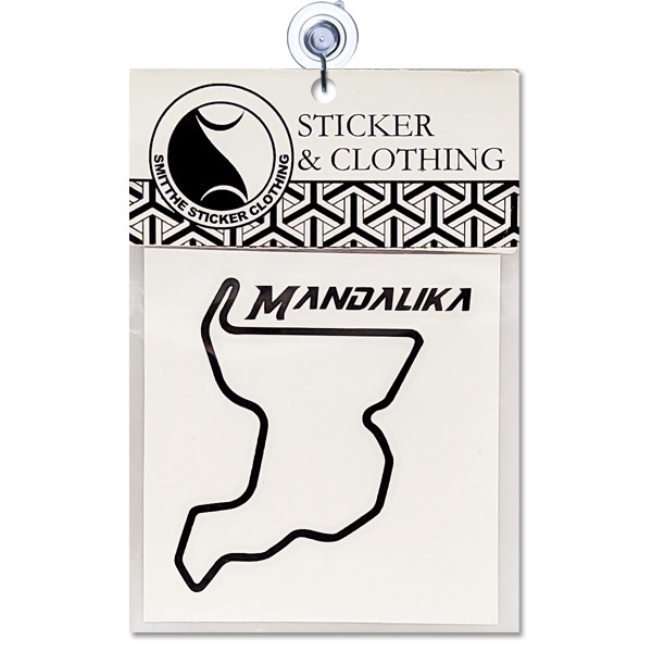 Stiker MANDALIKA Sirkuit Cutting Sticker Decal untuk aksesoris Mobil Motor