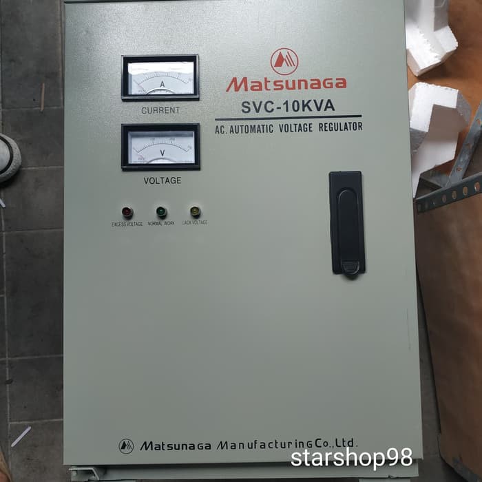 Stabilizer Matsunaga 10000 watt 10000W 10KVA 10KWH