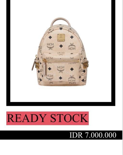 MCM Stark Bebe Boo Backpack