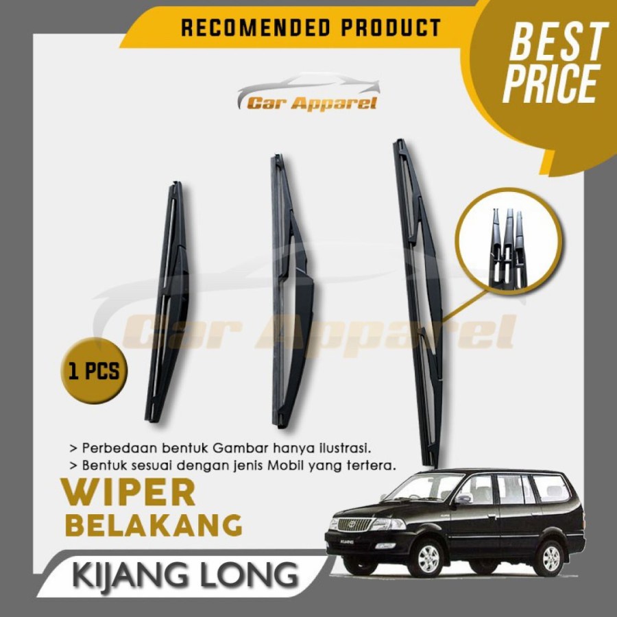 Wiper Belakang Kijang Long Kapsul Krista Rear Wiper Kijang long 16inch
