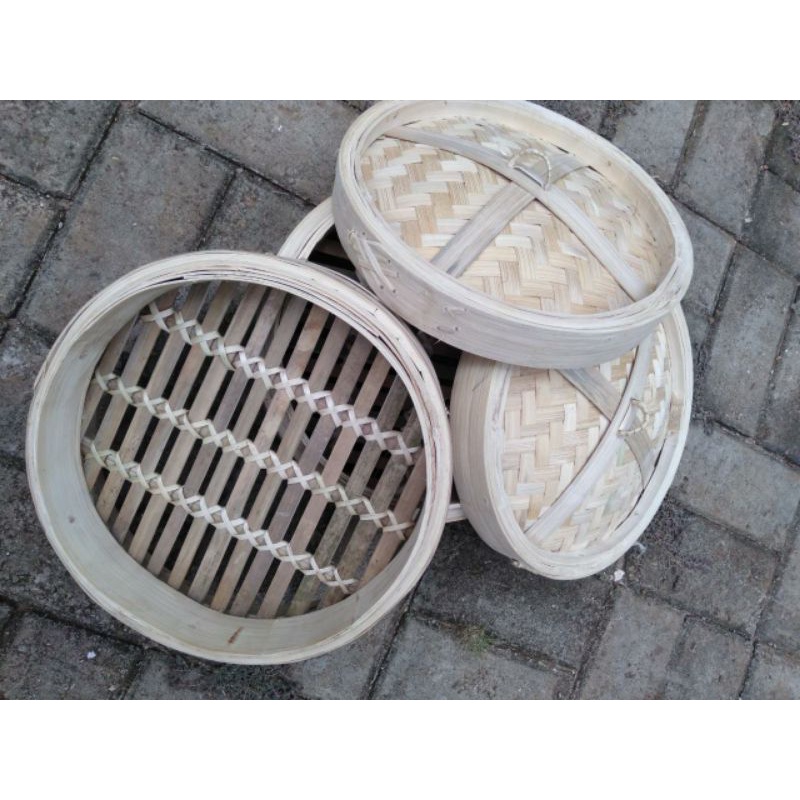 1 set (badan dan tutup) klakat bambu hongkong