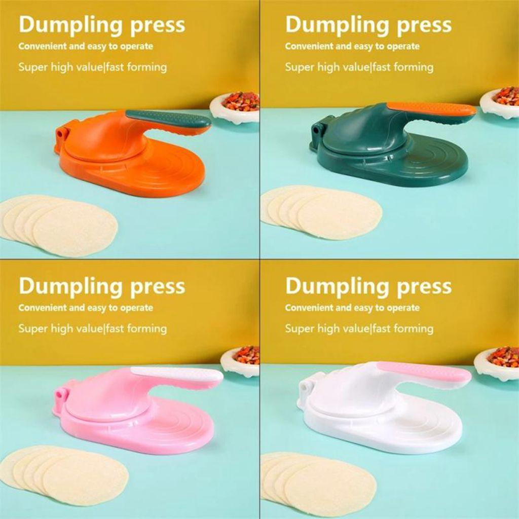 [Elegan] Dumpling Wrapper Maker Pegangan Nyaman Tipe Baru Alat Kue Kering Aman PP Manual Press Type Corn Tortilla Press