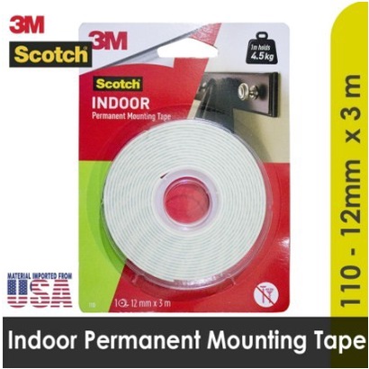 

Hot Sale 3M Scotch Double Tape Foam Tape Cat110 12Mmx3Mtr Gilaa!!!