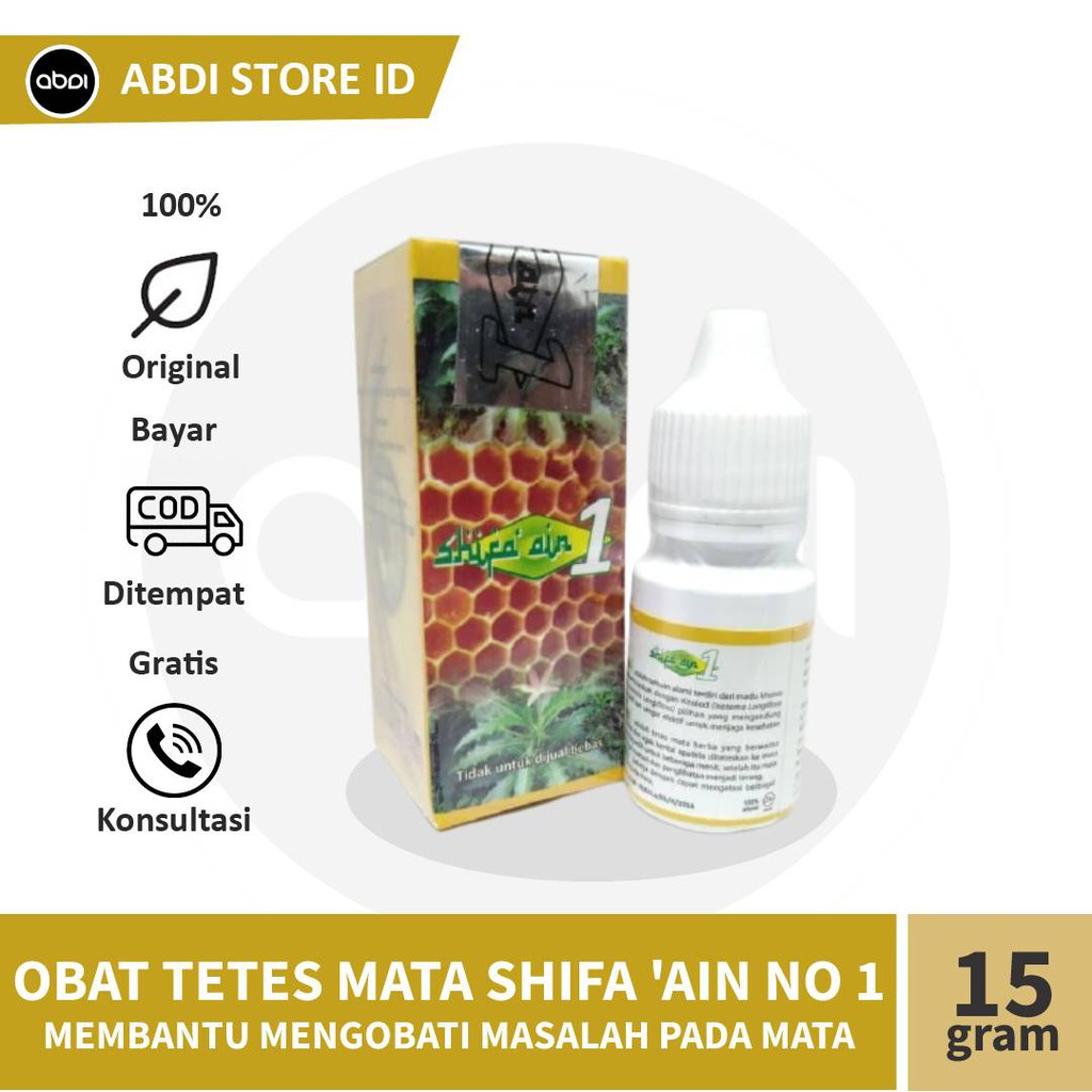 Obat Tetes Mata Shifa Ain 1 - Tetes mata herbal - shifa ain mata