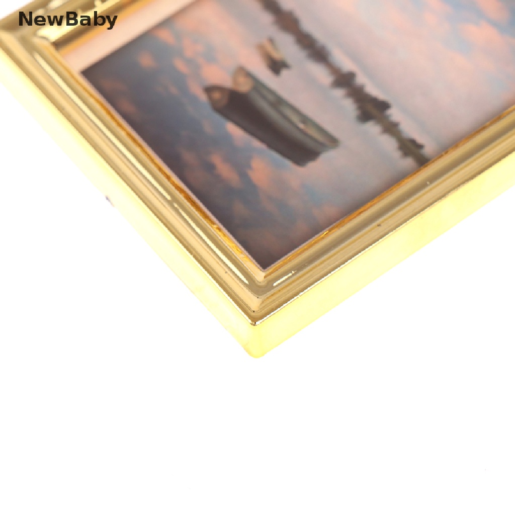 Newbaby Miniatur Lukisan Mural Foto Skala 1: 12 Untuk Aksesoris Rumah Boneka