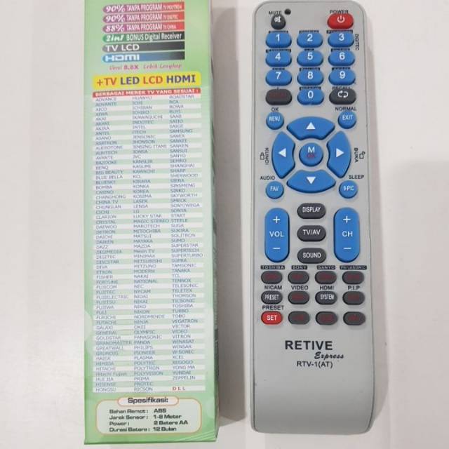 remot tv retive rtv-1 ( AT )