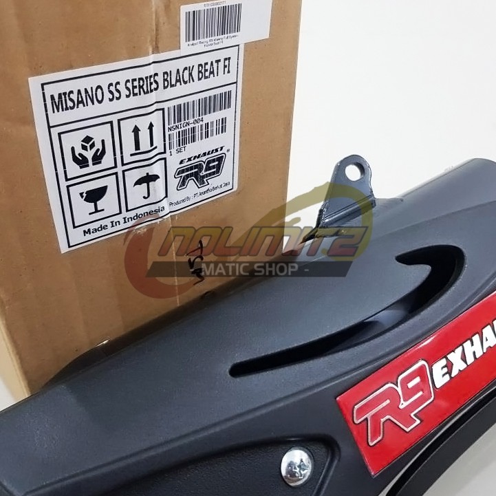 Knalpot Racing R9 Misano Full System FREE DB Killer Honda Beat FI Scoopy FI Vario FI