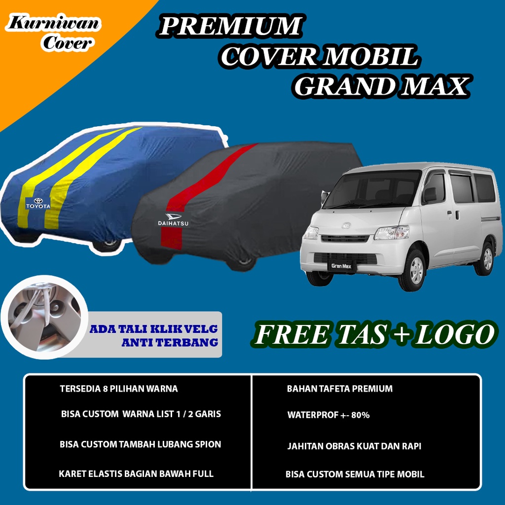 COVER PREMIUM GRAND MAX Sarung Mobil Warna Grand Max Mantel Pelindung MoBIL Grand Max Cover G.Max