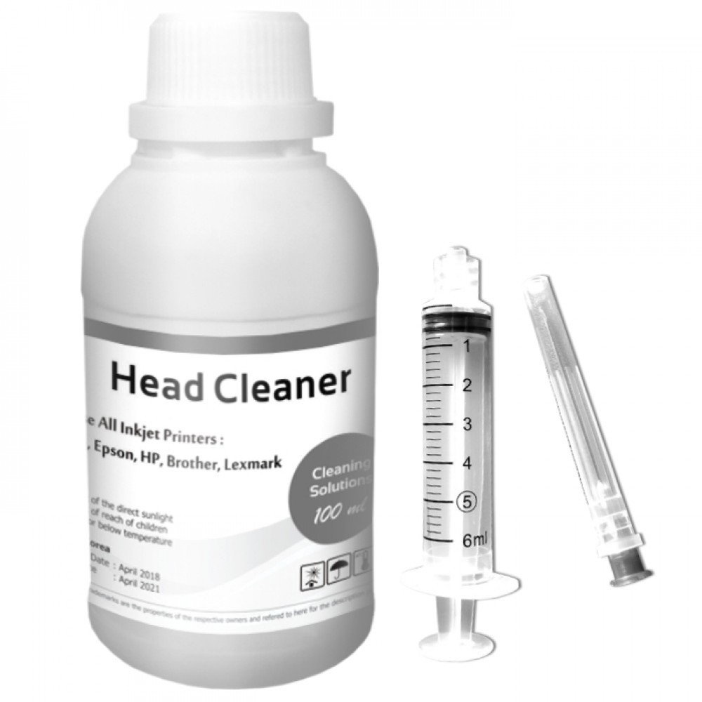 Head Cleaner 100ml Inktec Original Repackaging Pencuci head pembersih printhead printer Canon Epson