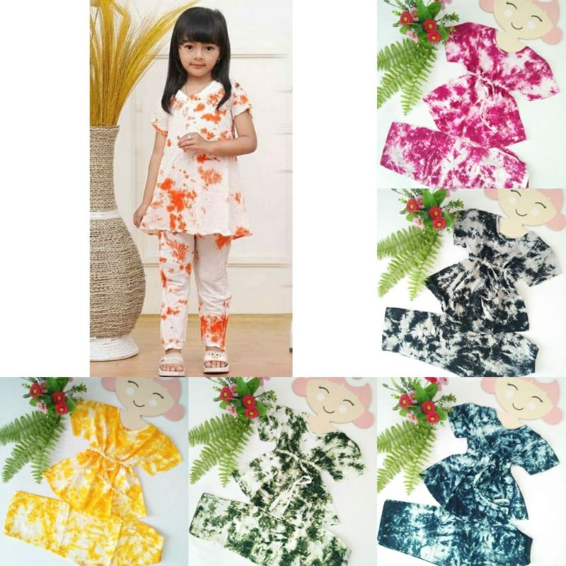 Banting Harga Stelan Anak Tiedye/stelan Anak 2-3th/stelan Batik Anak rZgle3tQDbWWwr