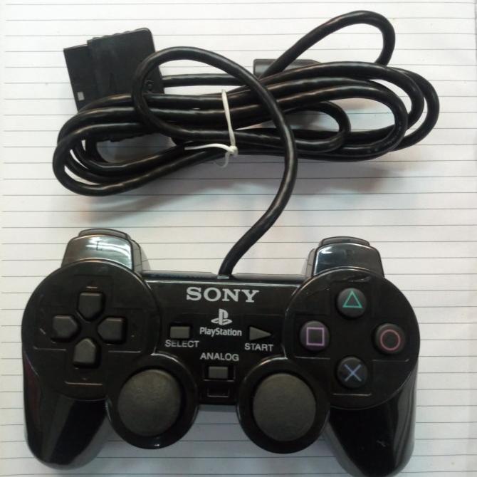 STIK PS2 ORI ORIGINAL SONY HITAM PLAYSTATION 2 PAKING SONY