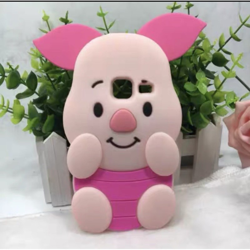 Silicon Case 3D Piglet For  REDMI 4 PRIME Silikon boneka lucu pelindung hp case tebal karet softcase lentur