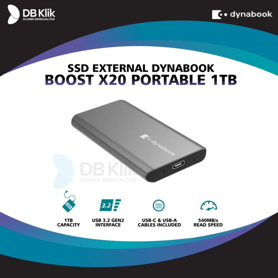 SSD External DYNABOOK Boost X20 Portable 1TB - DYNABOOK X20 1TB...