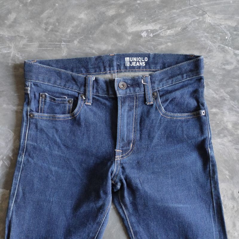 harga celana jeans uniqlo selvedge