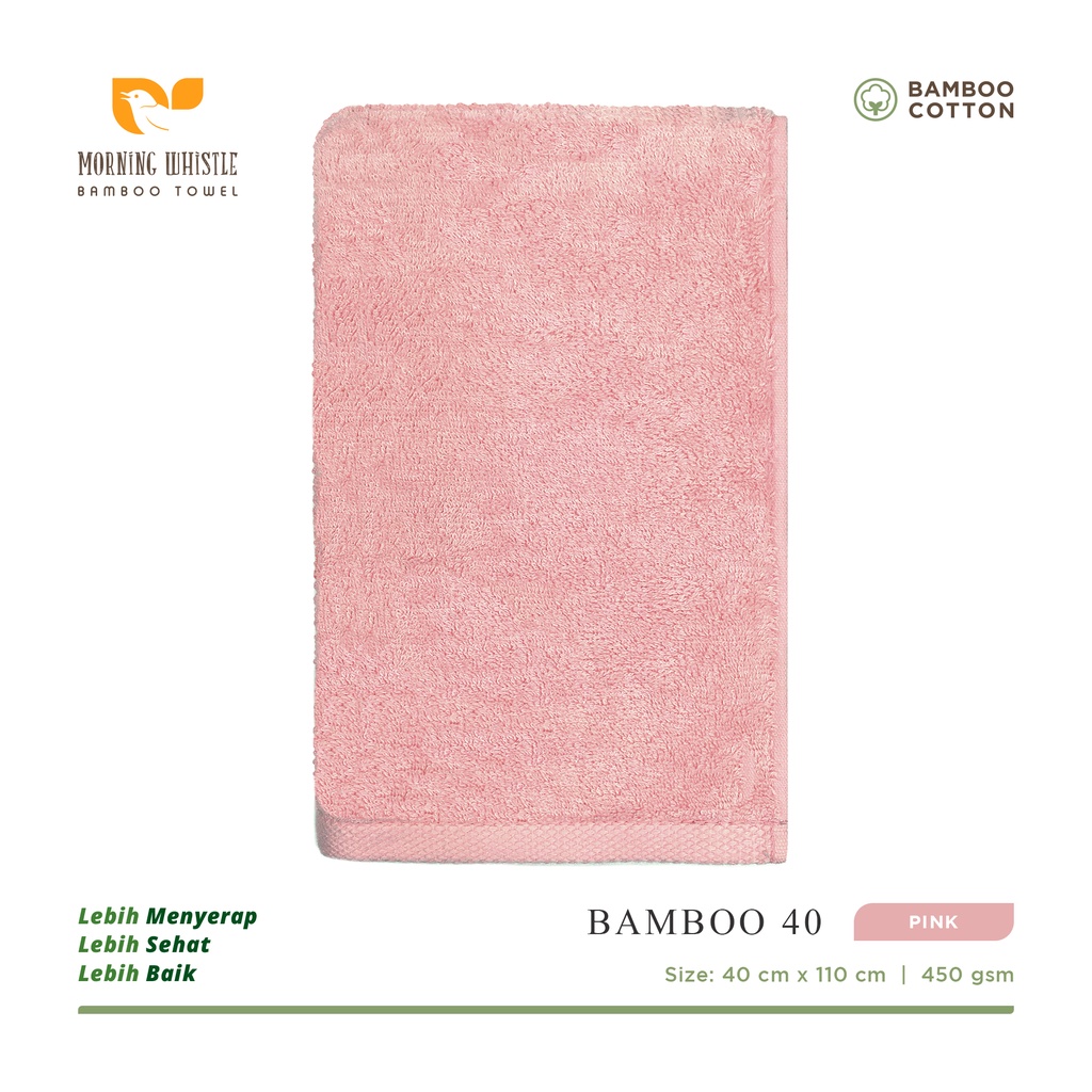 Handuk Terry Palmer Bambu Morning Whistle Bamboo/ Handuk Mandi / Handuk Travel 40 X 110 cm