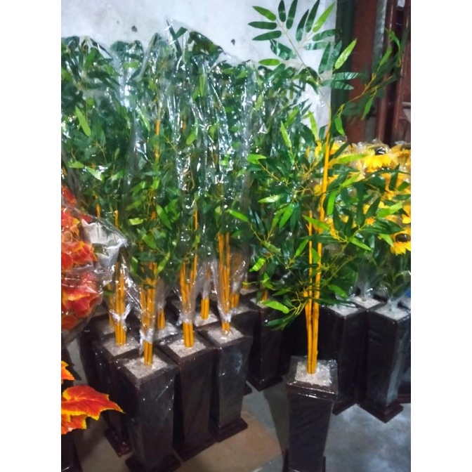 Ready Bunga Bambu Kuning Jumbo bunga pojok