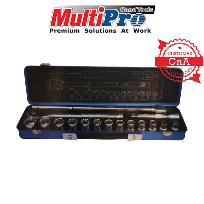 Jual MultiPro Kunci Socket Sok Set 17 pcs 1 2   inch bukan Tekiro Murah