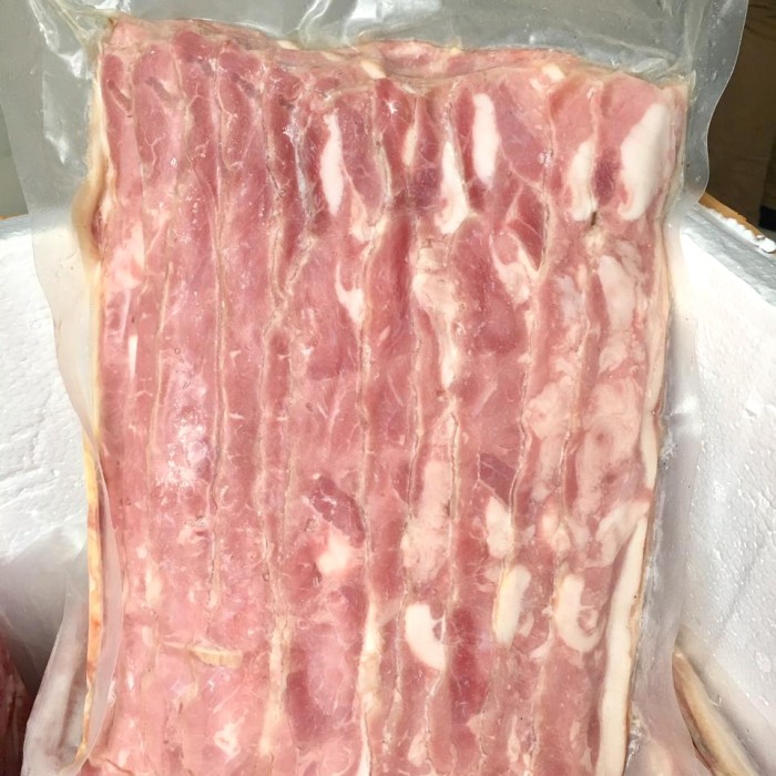 

Streaky Bacon Asli Bali - 1kg