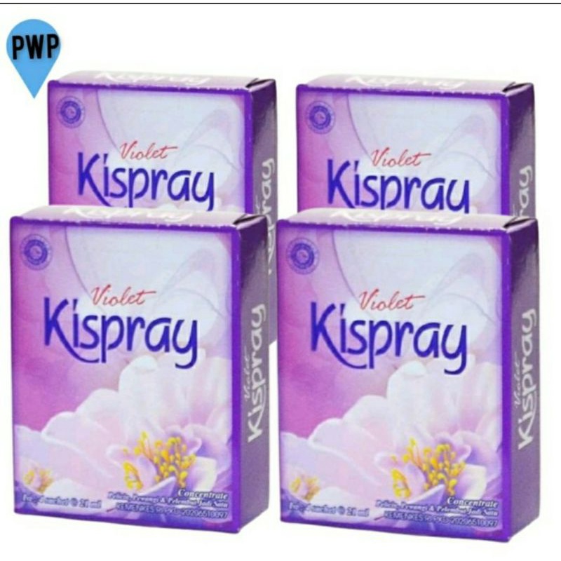 Kispray Violet Refill Box 24Ml Isi 4Pc Per Dus Paket 4box