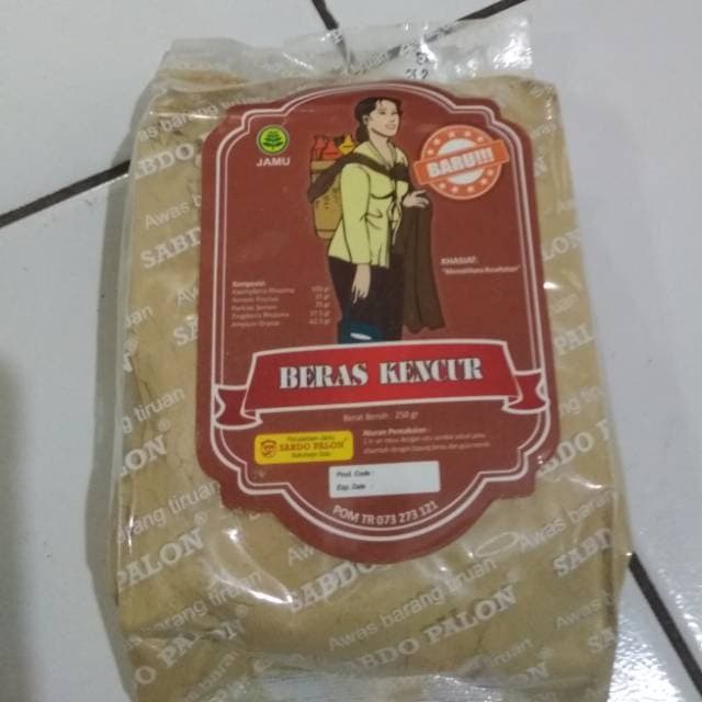 

Marhies- Jamu Beras Kencur Bubuk / Bumbu Beras Kencur Sabdo Palon 250Gram