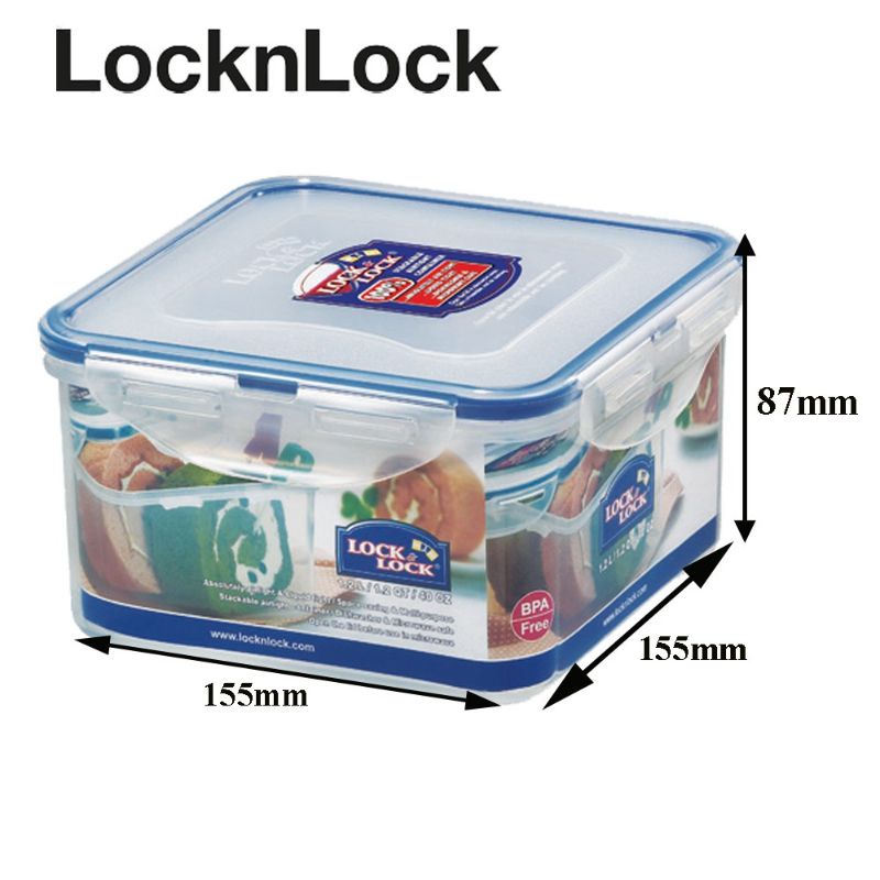 Lock n Lock Food Container 1.2L HPL822D HPL979 / Wadah Makanan Lock&amp;Lock 1200ml