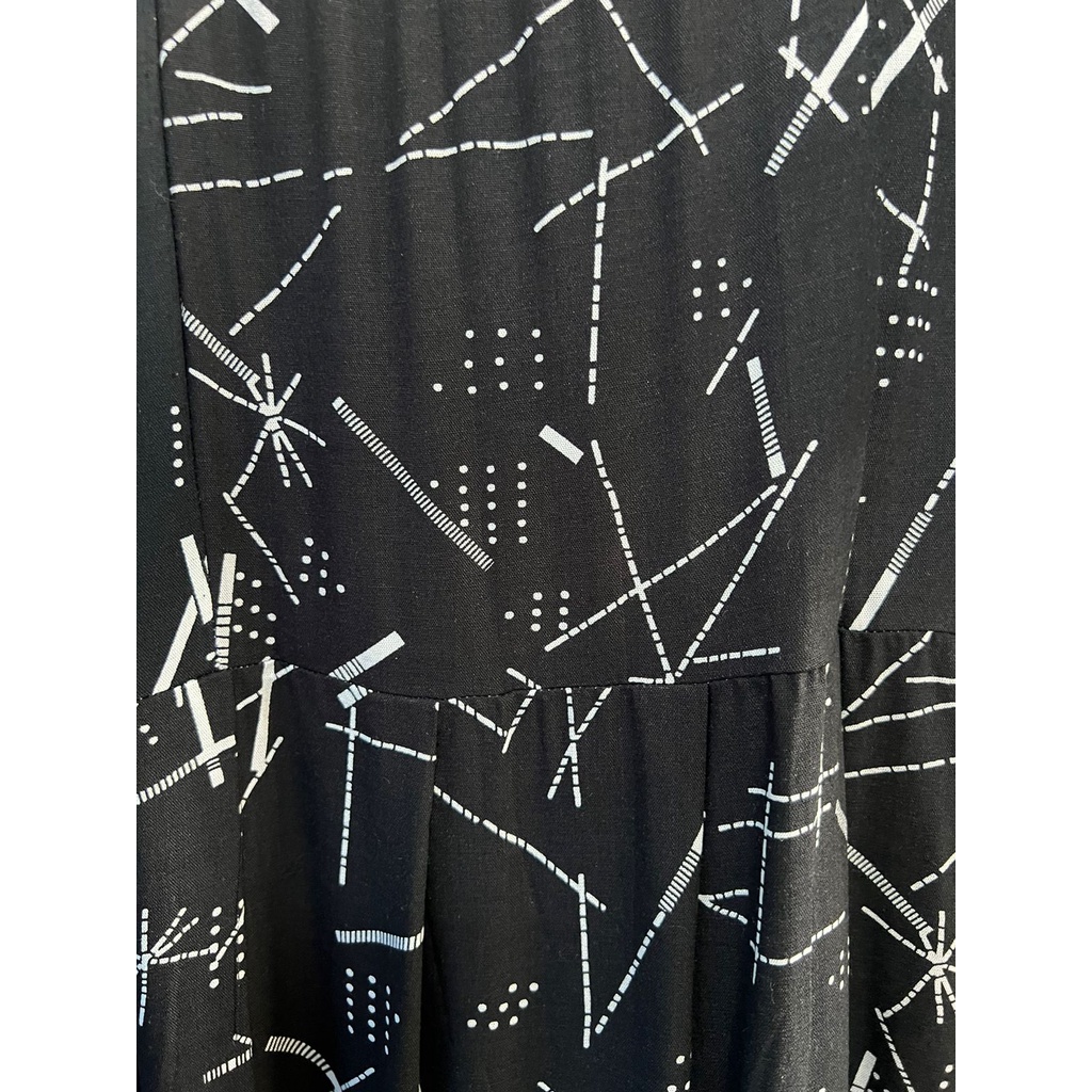 Daster Dress Manohara Bali-MN - LINE HITAM