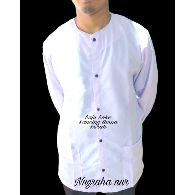 koko polos tanpa kerah