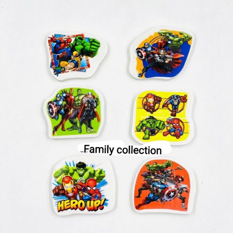 

Penghapus Stip Eraser Anak Laki Laki Fancy Superhero Avenger Marvel