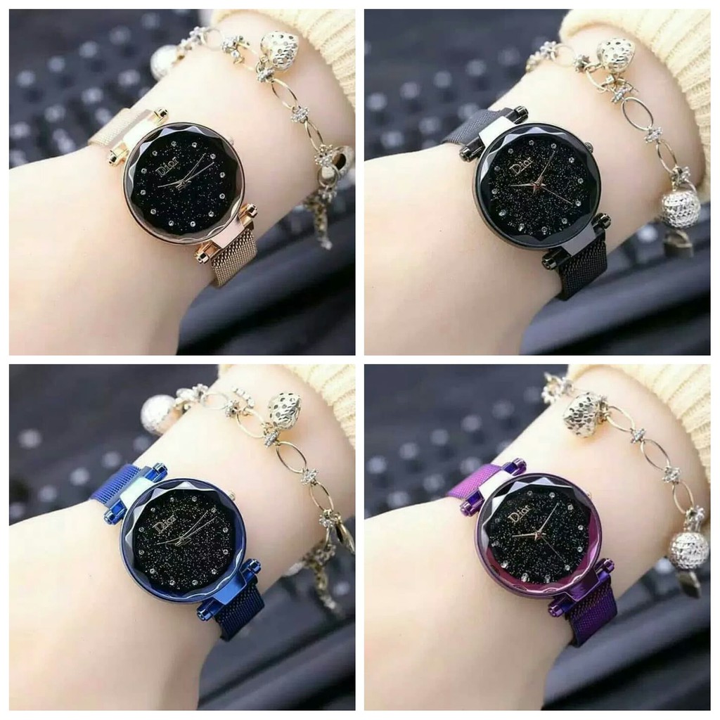 JAM TANGAN WANITA / JAM TANGAN MAGNET / JAM TANGAN RANTAI MAGNET / JAM TANGAN WANITA ANALOG