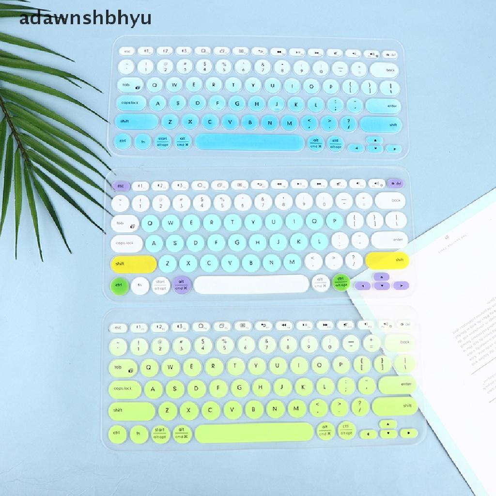 Adawnshbhyu Film Silikon TPU Pelindung Skin Case Keyboard Cover Untuk Logitech K380