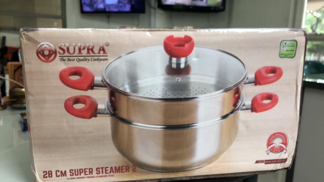 Supra Steamer 28 Susun 2 | Langseng Panci Kukusan Tumpuk Stainless