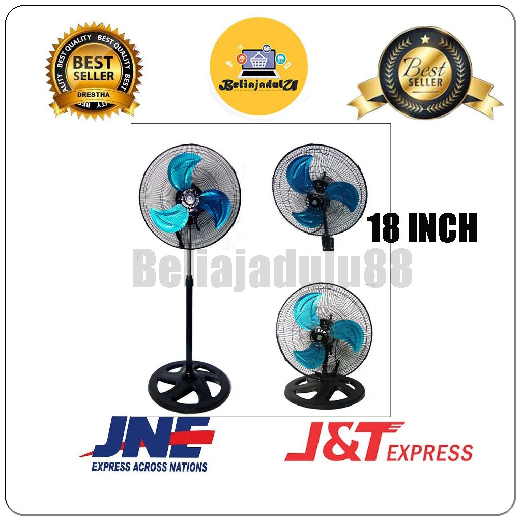 Beliajadulu88 Kipas angin besi  Besar BIndustrial fan (3 IN 1)