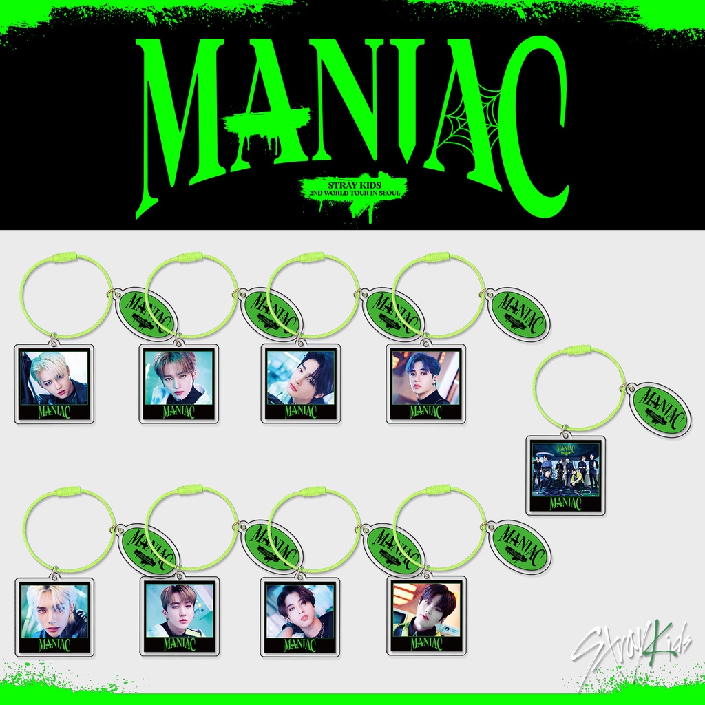 Gantungan Kunci Desain KPOP Stray Kids ODDINARY MANIAC Album Bahan Akrilik Untuk Pria Dan Wanita