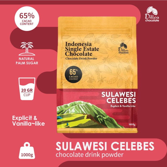 

ORIGINAL MURAH Dillco Chocolate Sulawesi Celebes 1000B