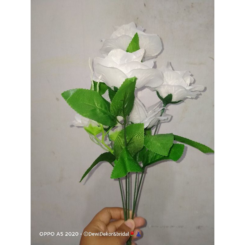 bunga mawar artificial, bunga mawar plastik, bunga mawar murah