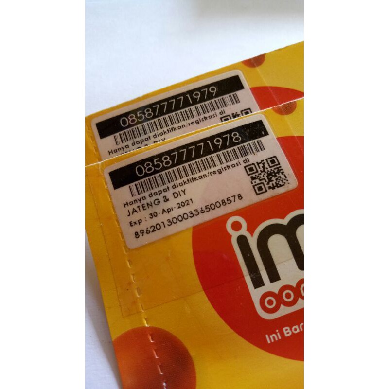 NOMER INDOSAT SERI TAHUN SUPER RAPI