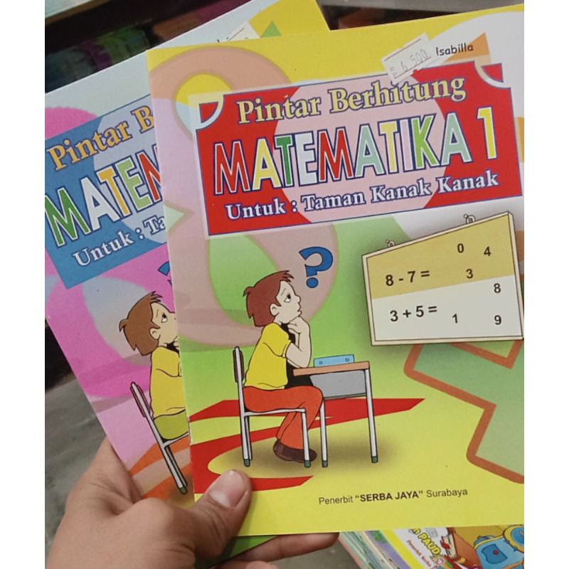Pintar Berhitung MATEMATIKA (SERI 1&2) paud / tk dan Sd