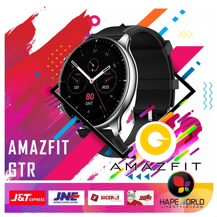 AMAZFIT GTR 47MM STAINLESS STEEL ORIGINAL GARANSI RESMI