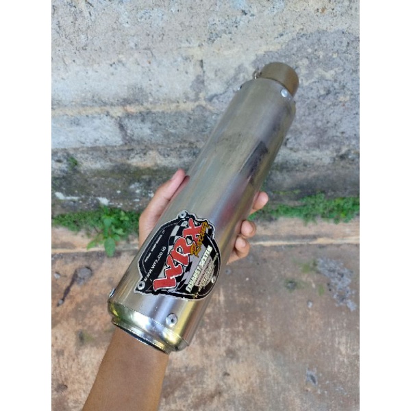 KNALPOT WRX GP6 R3 28CM SARINGAN SETENGAH SECOND