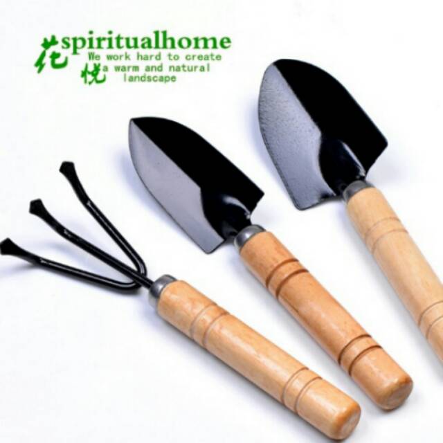 ALAT BERKEBUN MINI SET 3PCS GARDEN TOOLS SEKOP TAMAN KEBUN TANAMAN