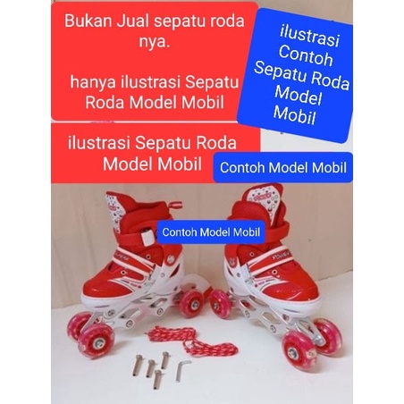 Baut Sepatu Roda Model Bajaj dan Model Mobil Sepatu Roda.