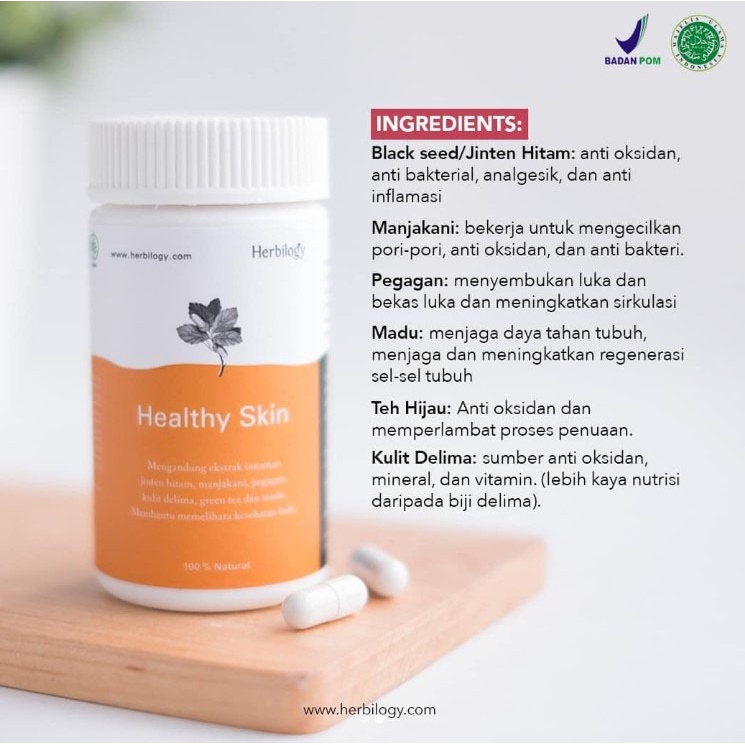 Herbilogy Healthy Skin 60 Kapsul