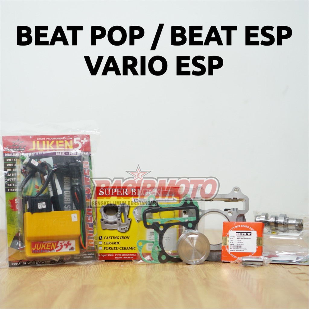 paket boreup brt beat pop esp scoopy esp 130cc