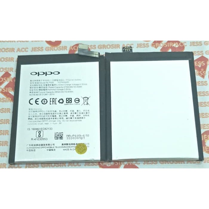 Battery Batre Baterai Oppo F1 Plus R9 R9TM R9M BLP609 BLP-609 BL P609