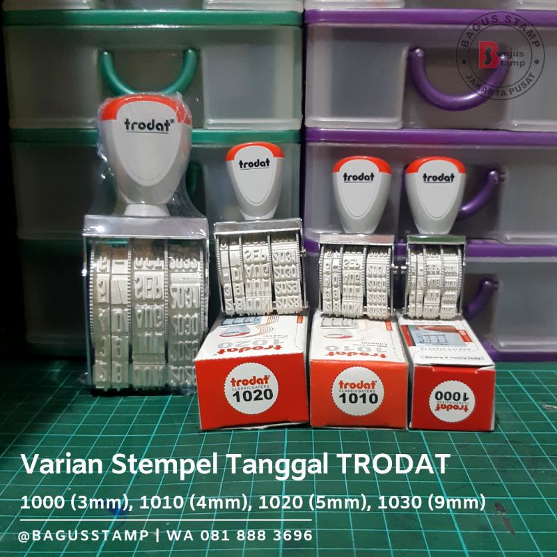 

YUH Stempel Tanggal Besar Trodat 1030 STD Manual Dater 9mm 9 mm