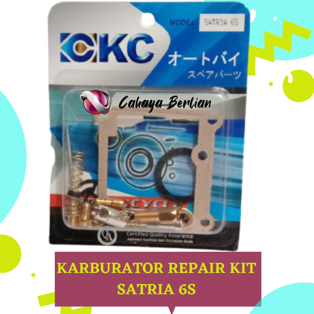 REPAIR KIT KARBURATOR SATRIA 120 2 TAK 6 SP 6S 6 SPEED / KARBURATOR REPAIR KIT SATRIA 120 6 SP 6S 6 